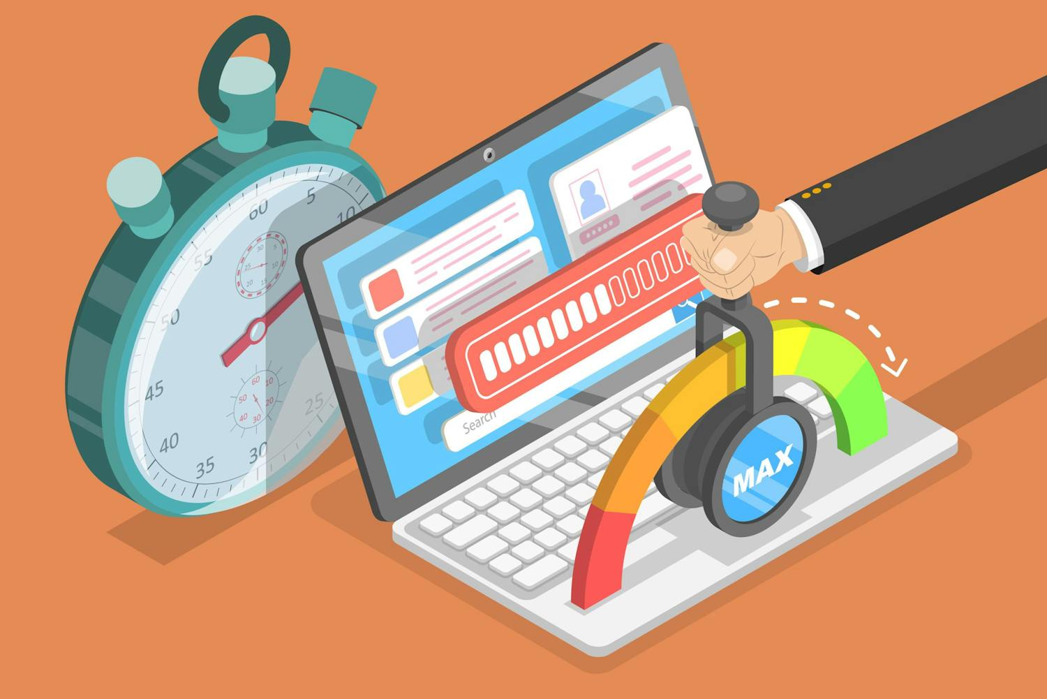 Tjek hastigheden Tjek let din hjemmesides hastighed